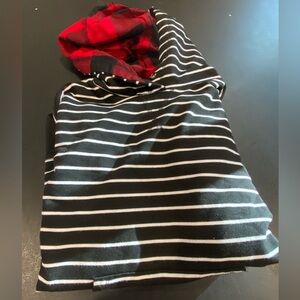 Black and white striped sweatshirt maurices